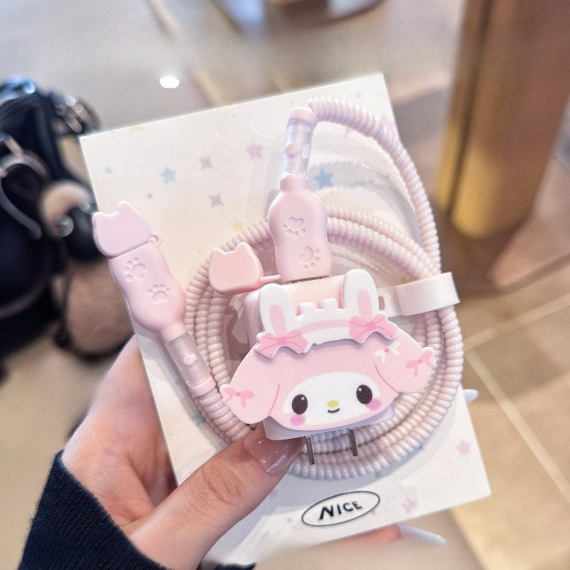 Phone Cases Japanese - Anime Sanrio Melody Cartoon Kawaii Lovely