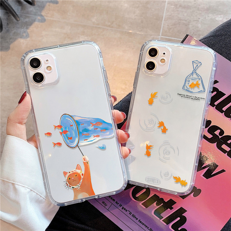 Phone Cases Bulk - Lovely Fishes Clear Phone Case For