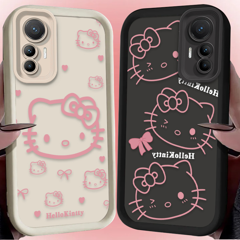 Cute Cartoon Case - Pink Cute Hello Kitty Shockproof Phone