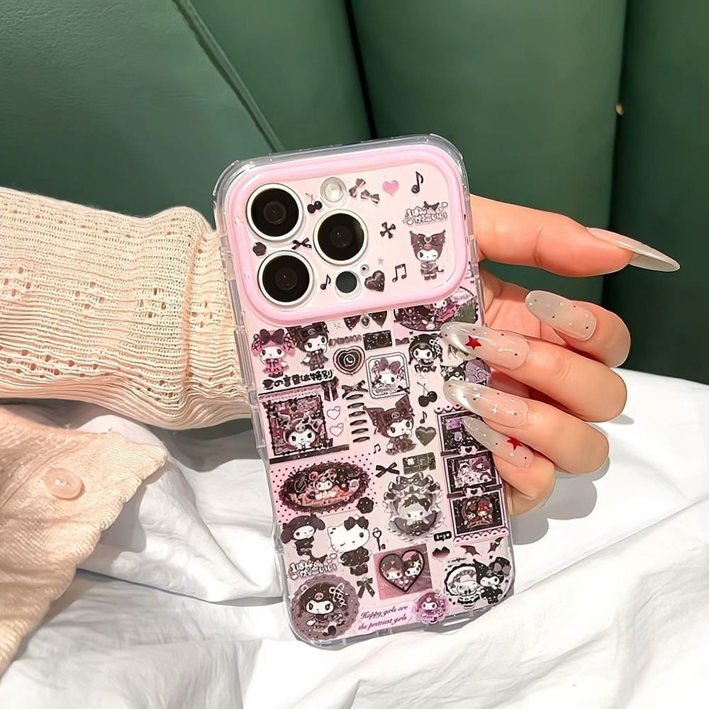 Phone Cases Japanese - Fashion Japanese Cute Cartoon Sanrio Kuromi