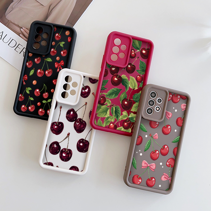 Phone Cases Cute - Funny Flower Cute Bow Cherry Pattern
