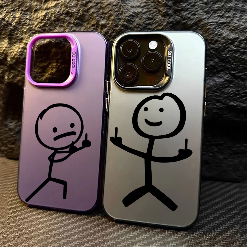 Cute Cartoon Case - Cute Cartoon Matchman Phone Case For