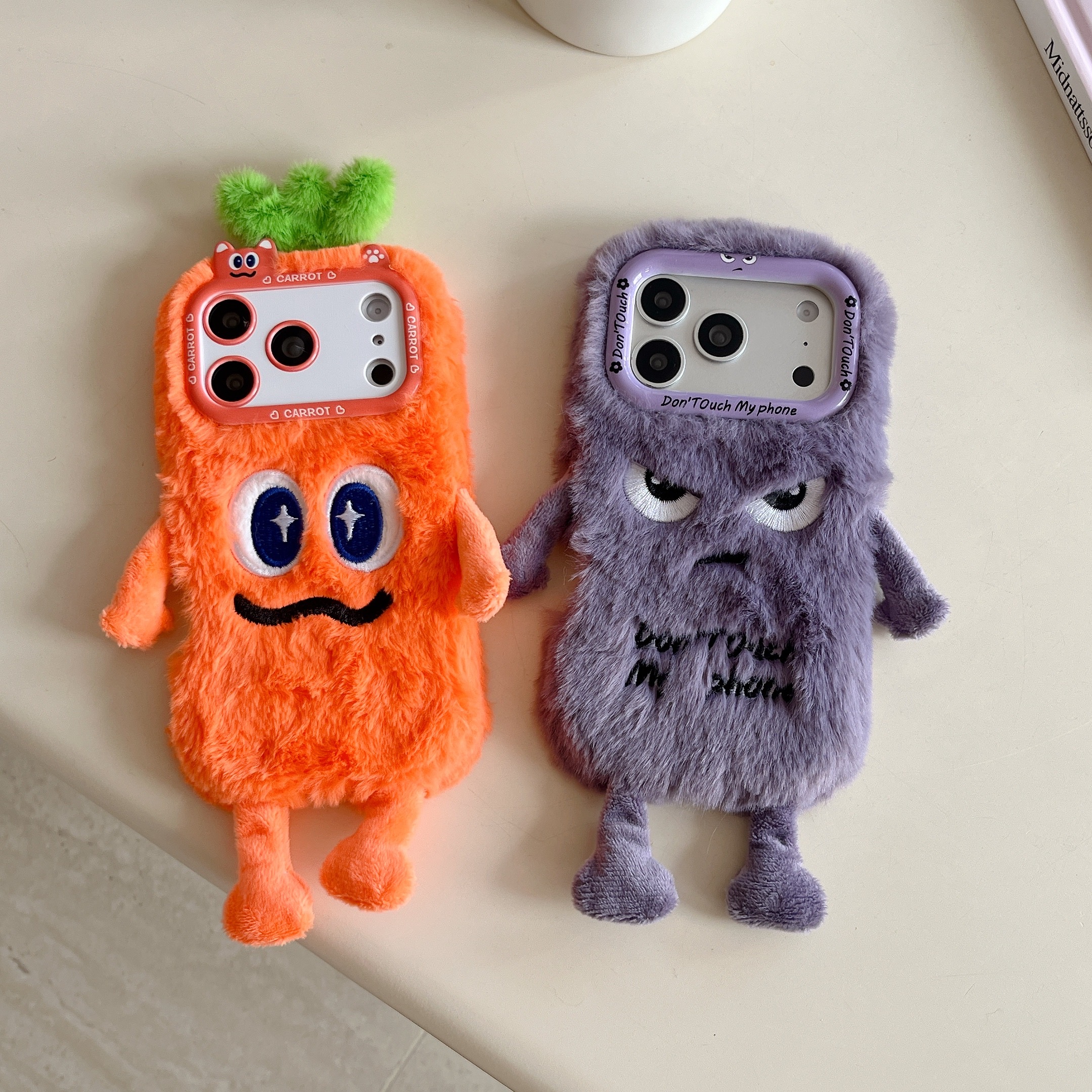 Phone Cases Iphone 17 Pro Max - Cute Plush Phone Case with Quirky