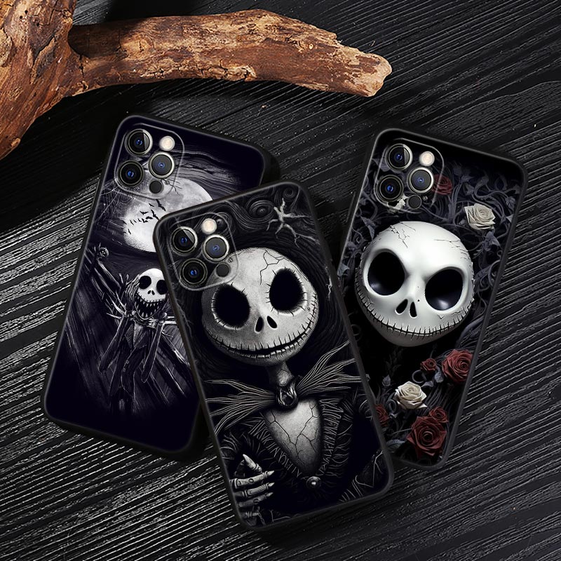Phone Cases Bulk - Jack Skellington Black Art Disney Case