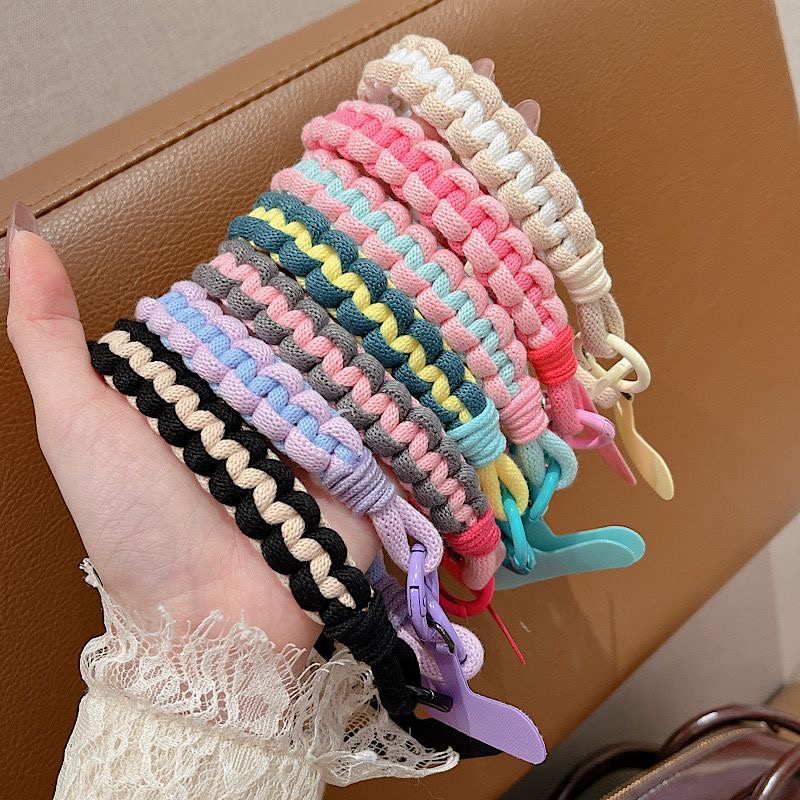 Phone Cases Japanese - Korean Japanese Handcrafted Colorful Woven Rope