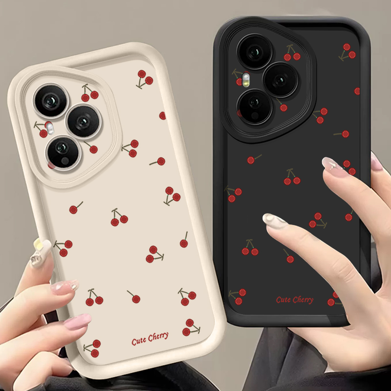 Mini Red Cherry Printed Soft T - Phone Cases Honor incelemesi ve fiyatı