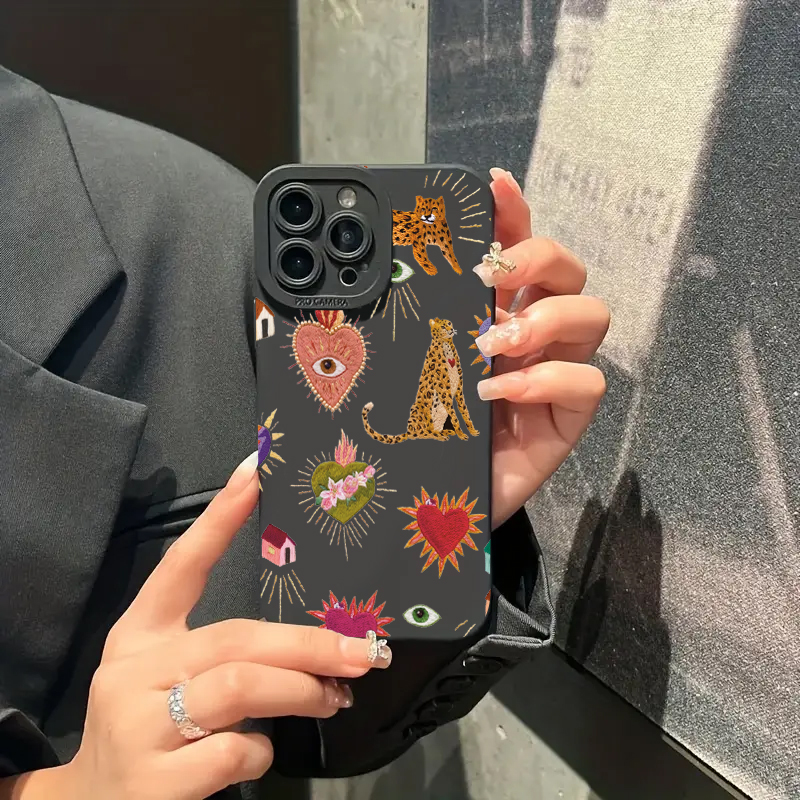 Floral Leopard Eyes Phone Case - Phone Cases Arc incelemesi ve fiyatı