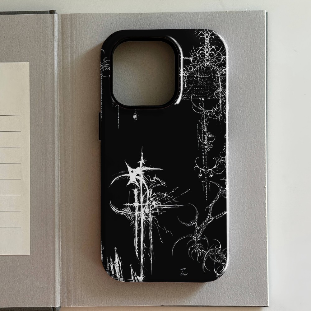 Luxury Gothic Style Cross Patt - Phone Cases Arc incelemesi ve fiyatı