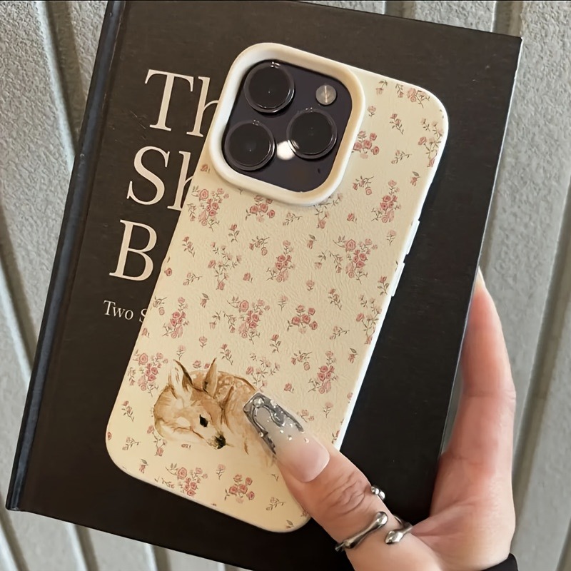 Cute Deer Full Floral Pattern  - Phone Cases Cute incelemesi ve fiyatı