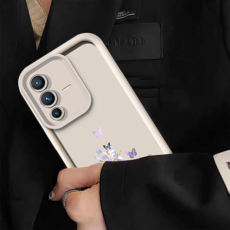 Fashion Flower Butterfly Print - Phone Cases Vivo incelemesi ve fiyatı