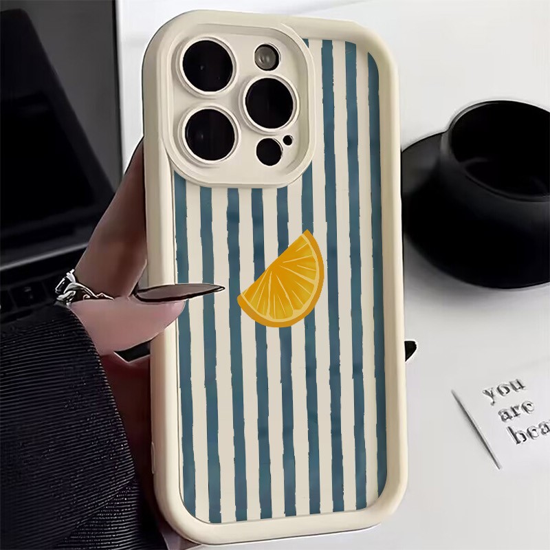 Striped Lemon Slice Pattern Ph - Phone Cases Xiaomi Redmi 12 incelemesi ve fiyatı