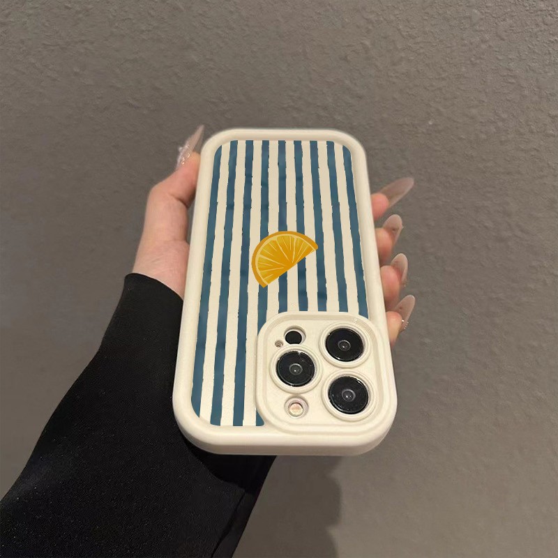 Striped Lemon Slice Pattern Ph - Phone Cases Xiaomi Redmi 12 incelemesi ve fiyatı