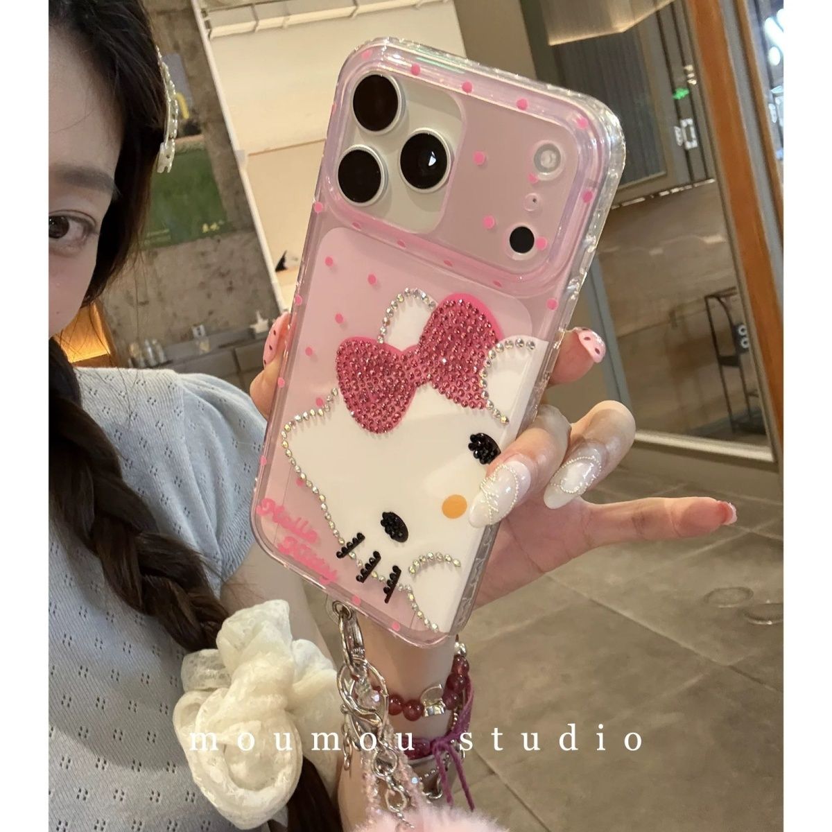Cartoon Diamond Hello Kitty Ph - Phone Cases Japanese incelemesi ve fiyatı