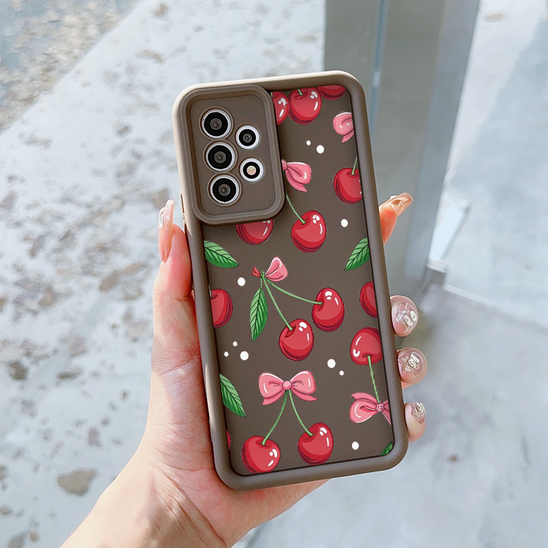 Funny Flower Cute Bow Cherry P - Phone Cases Cute incelemesi ve fiyatı