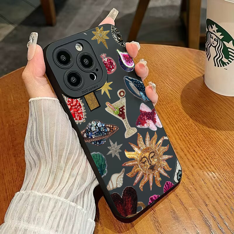 Fashion Black Collage Pattern  - Phone Cases Arc incelemesi ve fiyatı