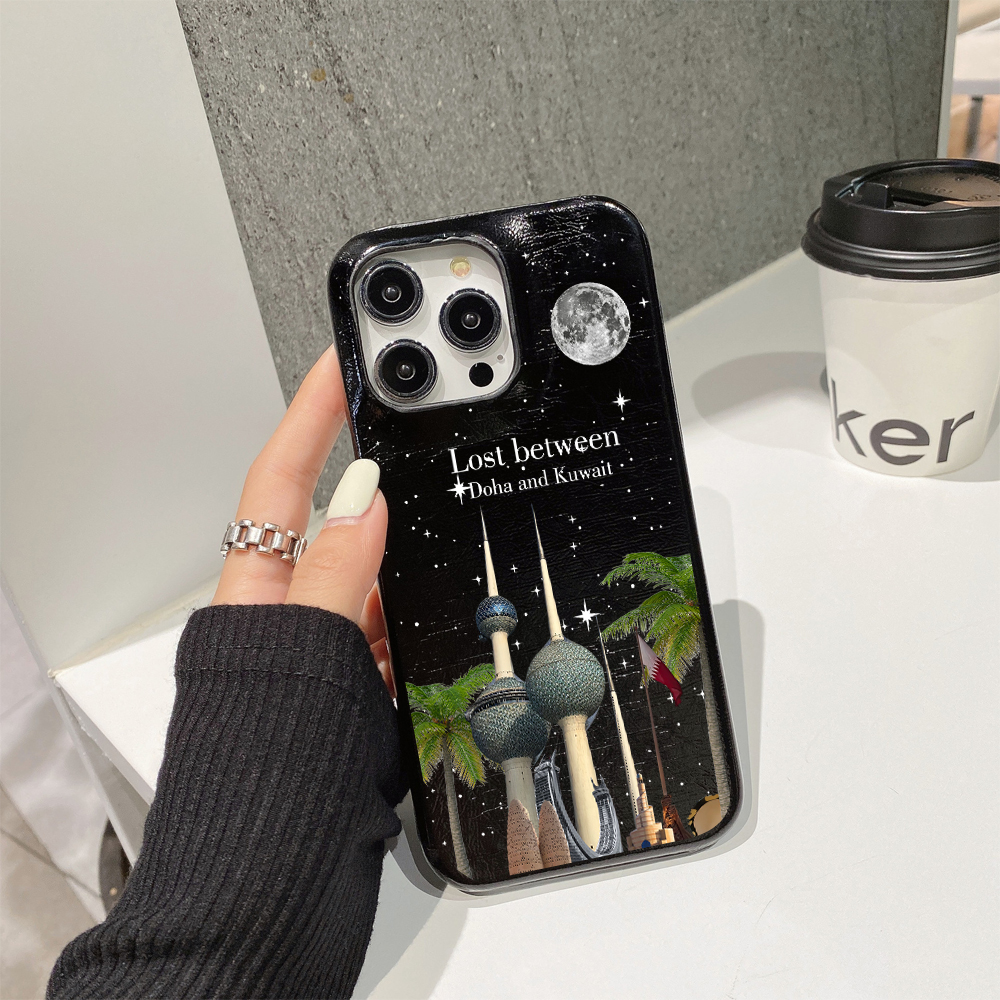 Customized Name leather phone  - Phone Cases Kuwait incelemesi ve fiyatı