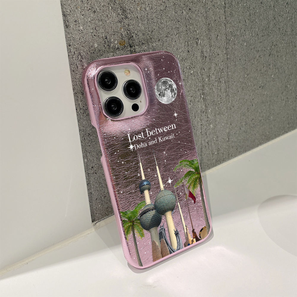 Customized Name leather phone  - Phone Cases Kuwait incelemesi ve fiyatı