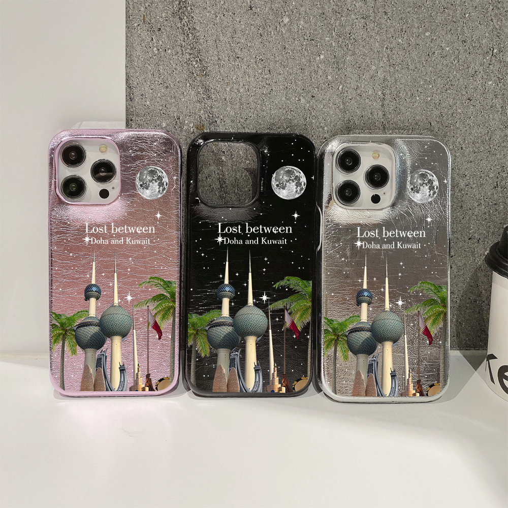 Customized Name leather phone  - Phone Cases Kuwait incelemesi ve fiyatı