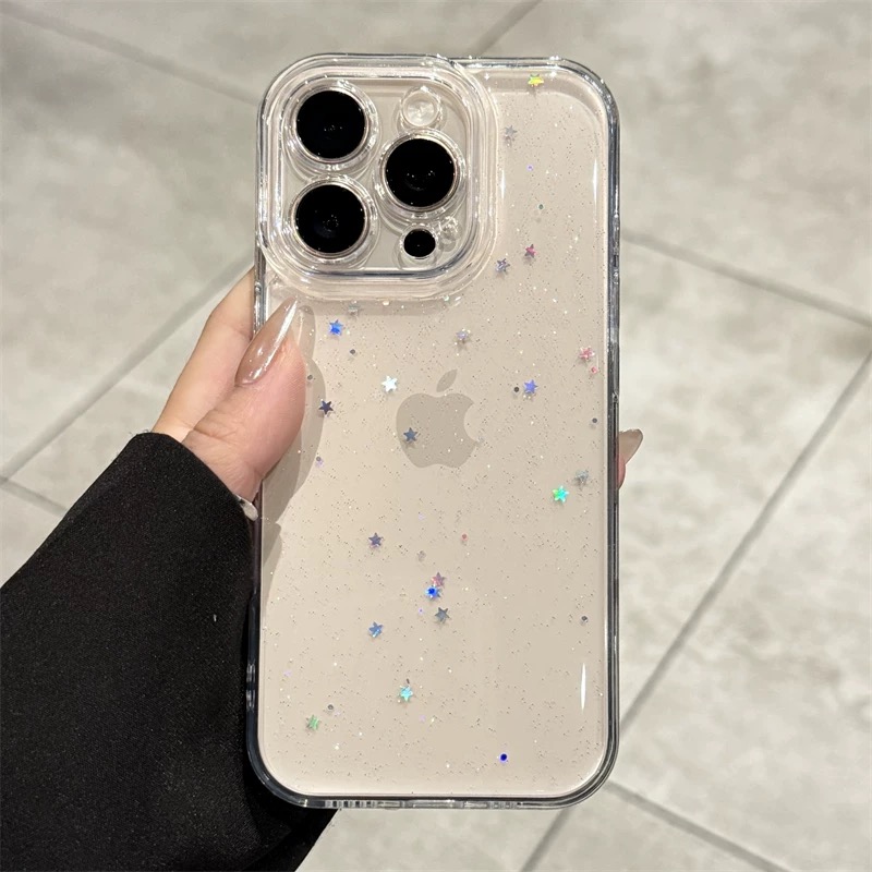 Luxury Clear Star Bling Glitte - Phone Cases Arc incelemesi ve fiyatı