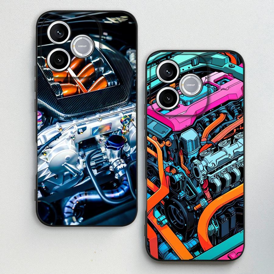 Colorful Car Engine Art Funda  - Phone Cases Honor incelemesi ve fiyatı