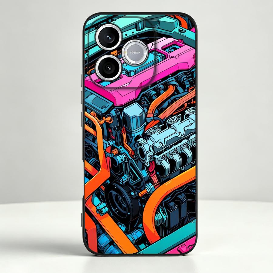 Colorful Car Engine Art Funda  - Phone Cases Honor incelemesi ve fiyatı
