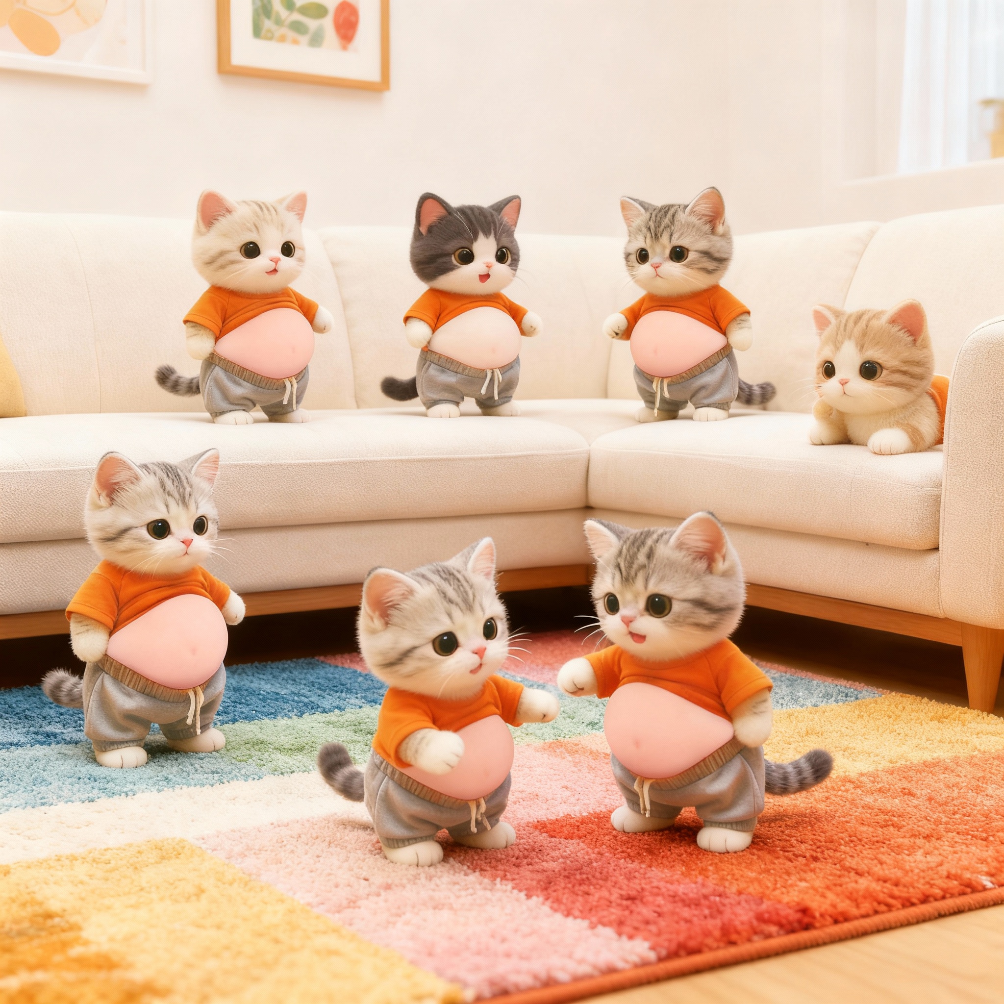 3 Kinds Tabby Cat 3D Belly Sti - Phone Cases Europe incelemesi ve fiyatı
