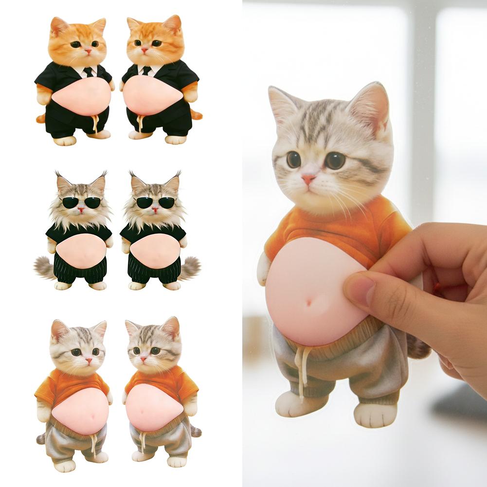 3 Kinds Tabby Cat 3D Belly Sti - Phone Cases Europe incelemesi ve fiyatı