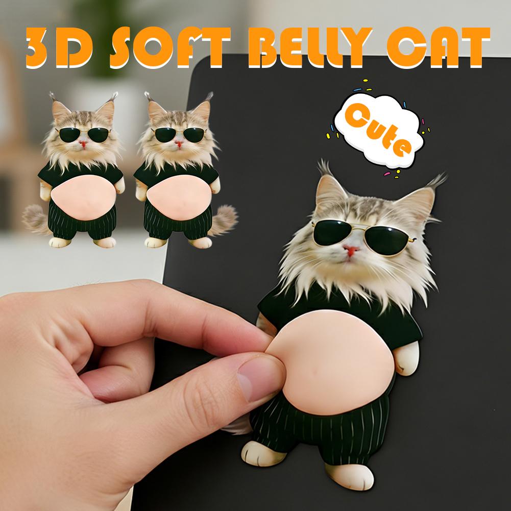 3 Kinds Tabby Cat 3D Belly Sti - Phone Cases Europe incelemesi ve fiyatı