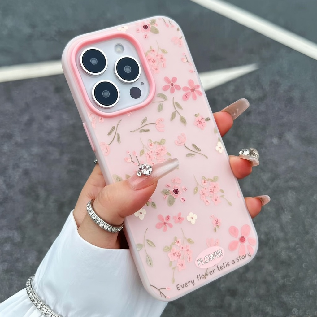 Cute Sweet Pink Floral Candy C - Phone Cases Cute incelemesi ve fiyatı