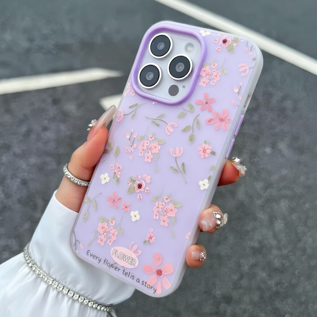 Cute Sweet Pink Floral Candy C - Phone Cases Cute incelemesi ve fiyatı