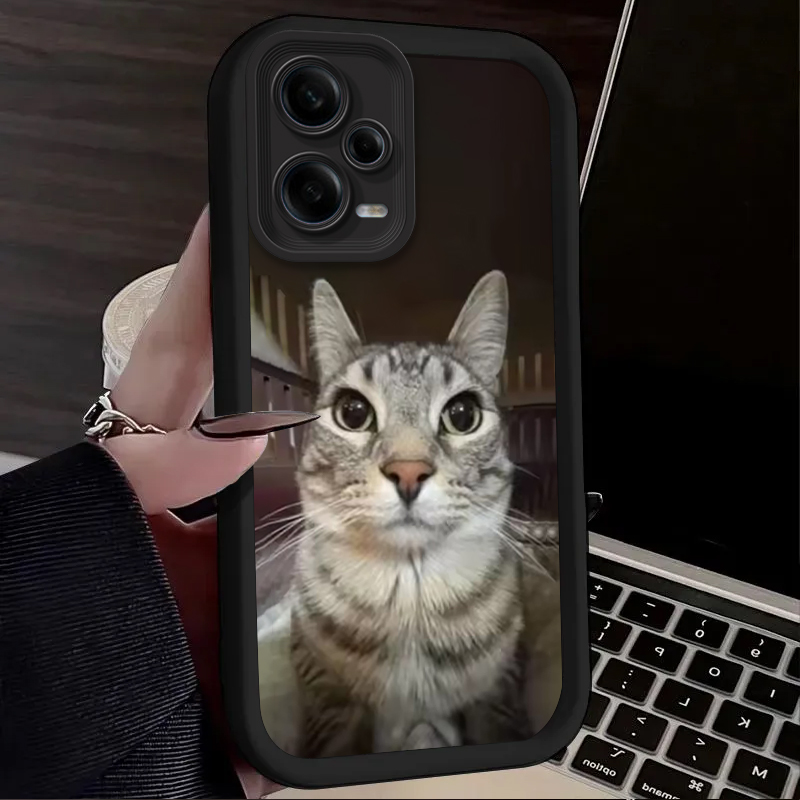 Trendy Cat Smoking Phone Case  - Phone Cases Xiaomi Redmi 12 incelemesi ve fiyatı