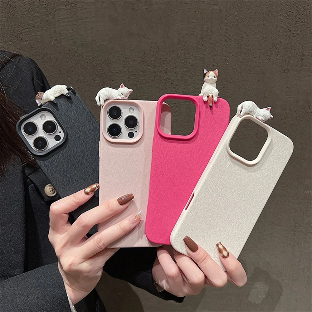 Cute 3D Cat Korea Lovely Case  - Phone Cases Cute incelemesi ve fiyatı