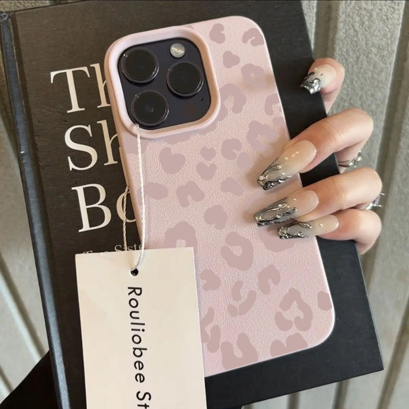 Pink Leopard Print Lichee Patt - Phone Cases Xiaomi Redmi 12 incelemesi ve fiyatı