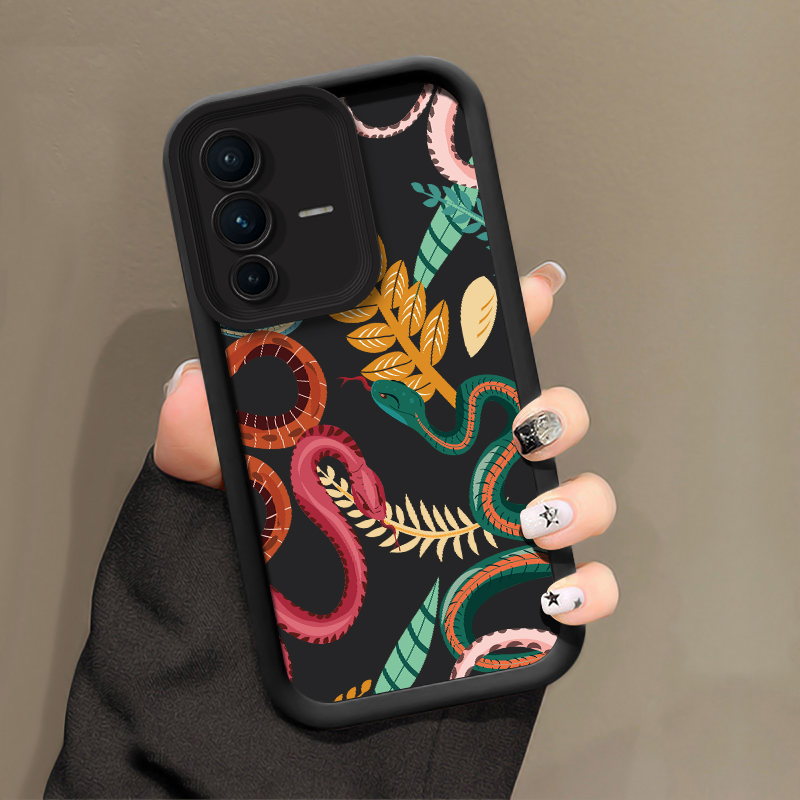 Luxury Snake Print Phone Case  - Phone Cases Vivo incelemesi ve fiyatı