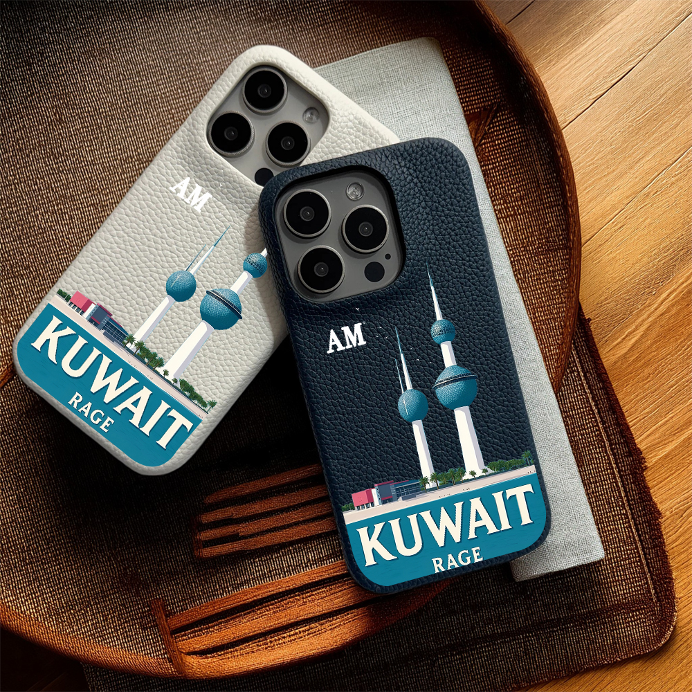Customized Name leather phone  - Phone Cases Kuwait incelemesi ve fiyatı