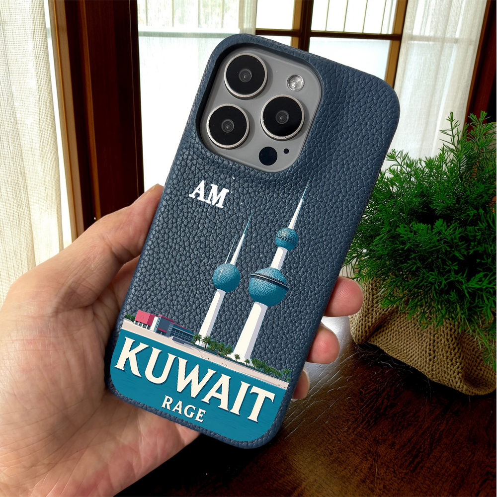 Customized Name leather phone  - Phone Cases Kuwait incelemesi ve fiyatı