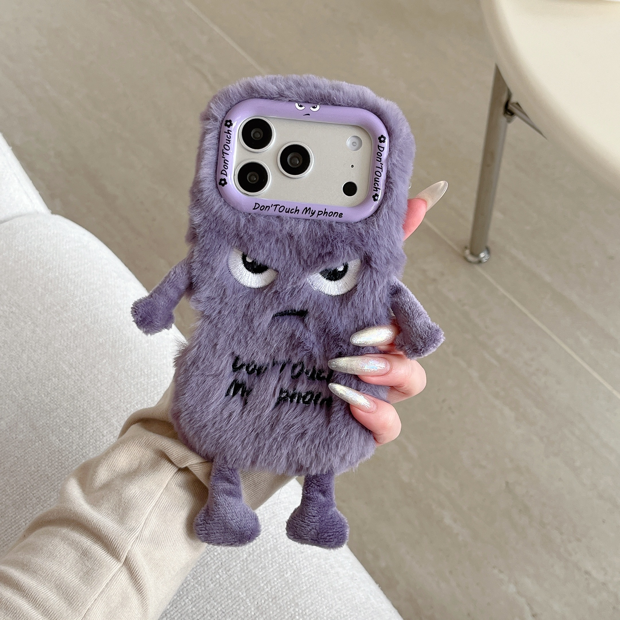 Cute Plush Phone Case with Qui - Phone Cases Iphone 17 Pro Max incelemesi ve fiyatı