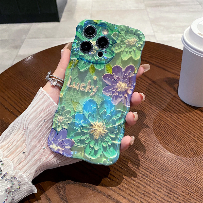 Retro Blue Light Oil Painting  - Phone Cases Bulk incelemesi ve fiyatı
