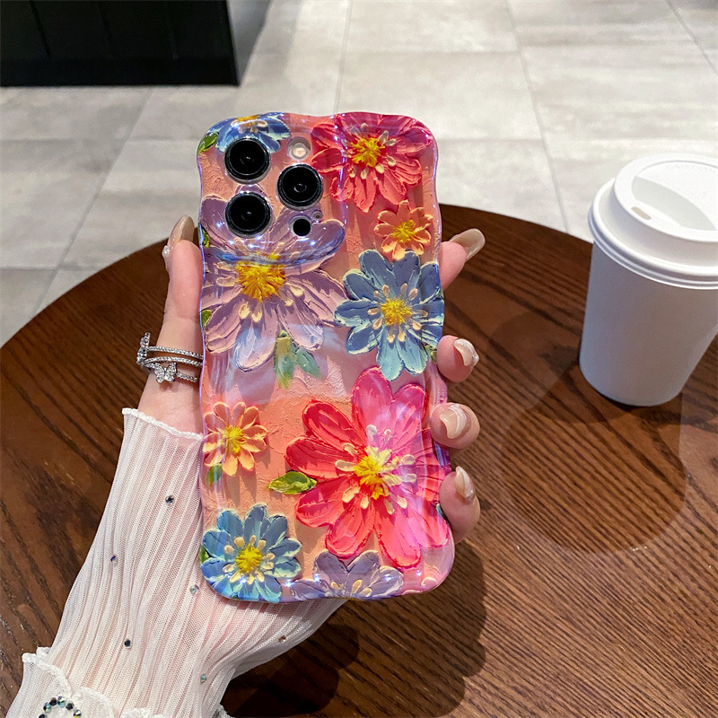 Retro Blue Light Oil Painting  - Phone Cases Bulk incelemesi ve fiyatı