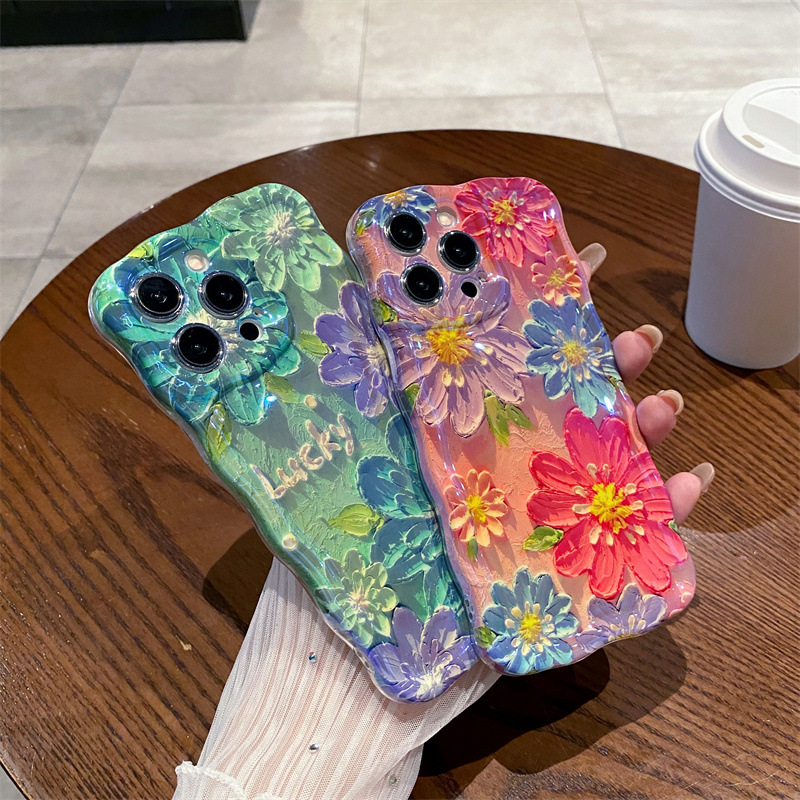 Retro Blue Light Oil Painting  - Phone Cases Bulk incelemesi ve fiyatı