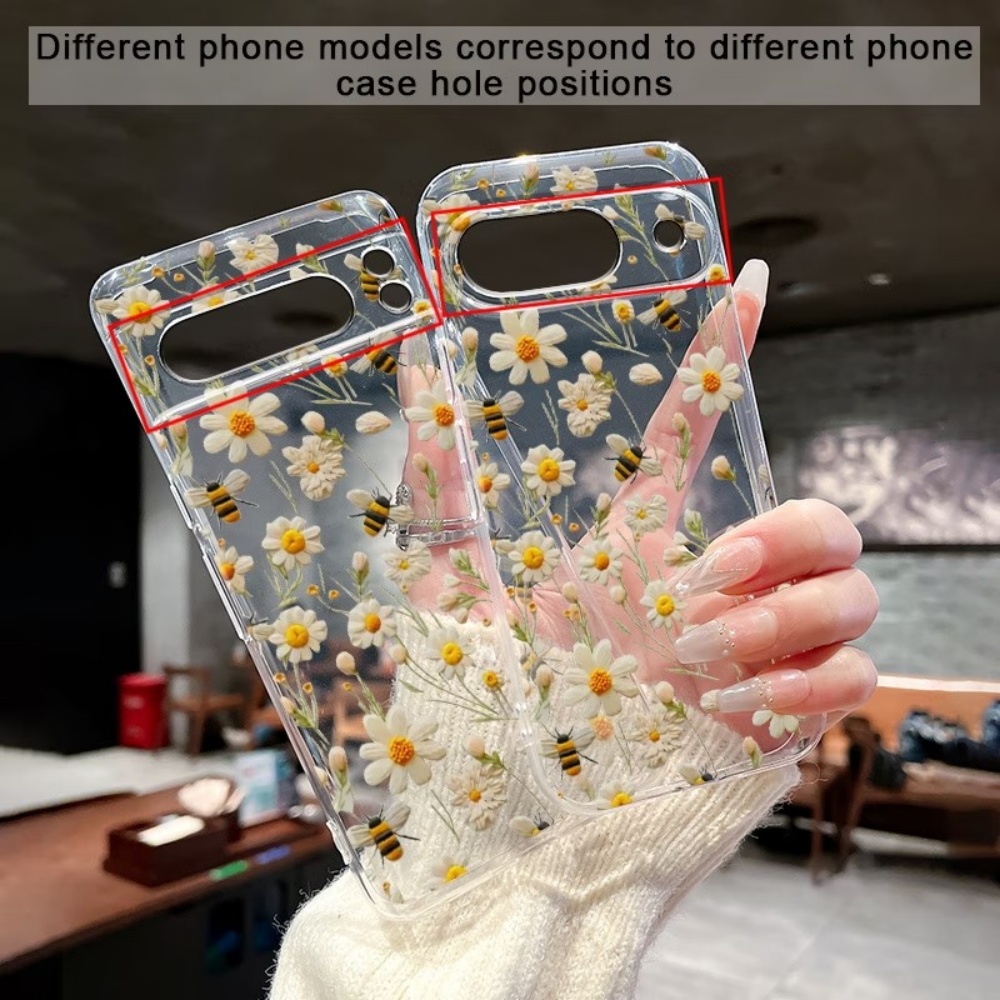 Cute Honeybee Flower Pattern S - Phone Cases Cute incelemesi ve fiyatı