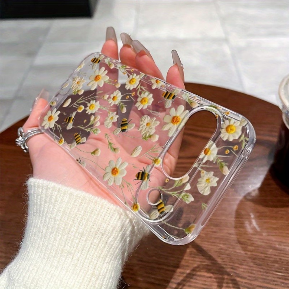 Cute Honeybee Flower Pattern S - Phone Cases Cute incelemesi ve fiyatı
