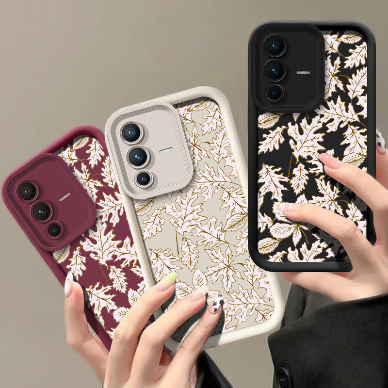 Leaves Pattern Phone Case For  - Phone Cases Vivo incelemesi ve fiyatı