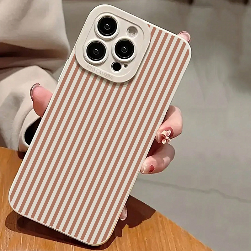 Pink Striped Painted Anti-Drop - Phone Cases Bulk incelemesi ve fiyatı