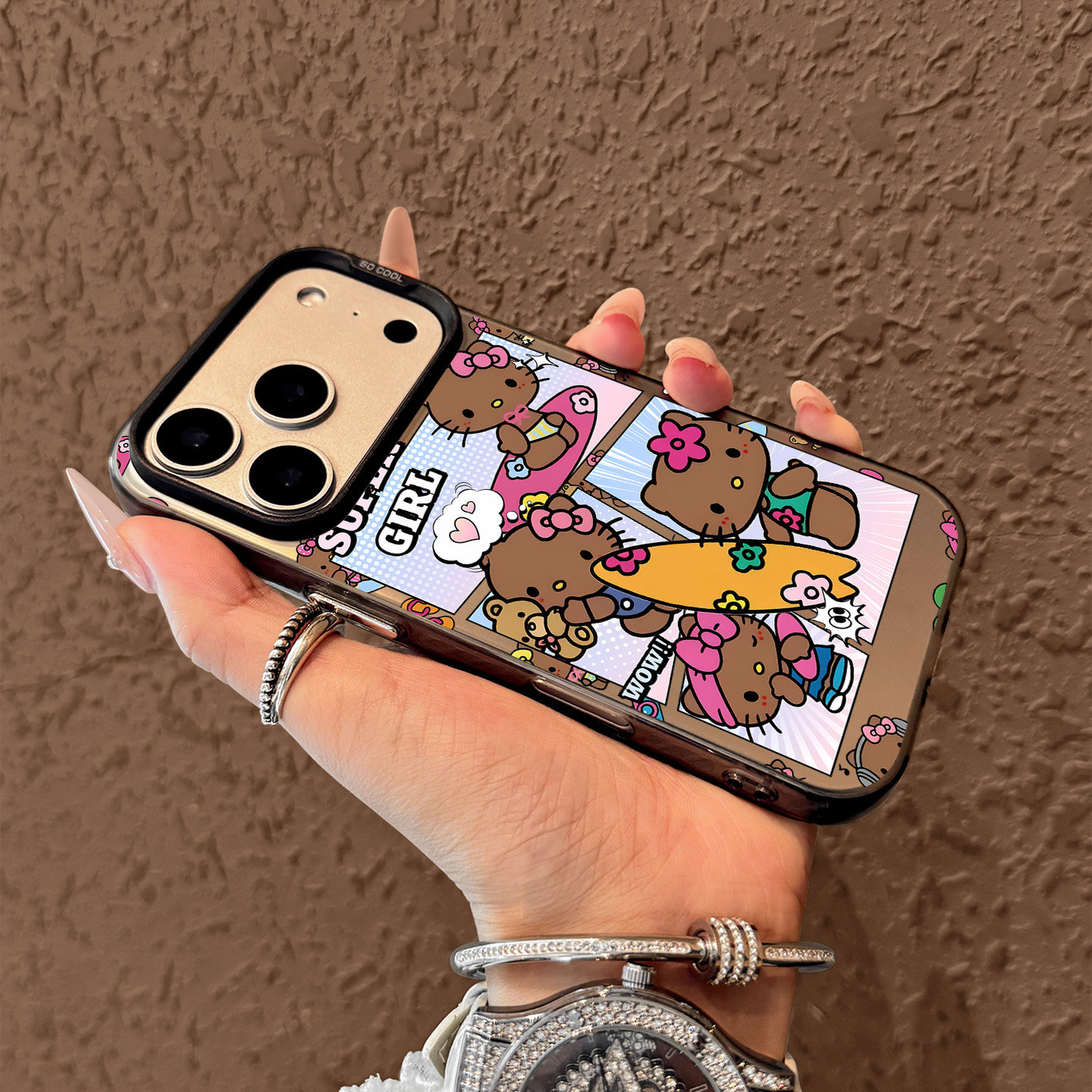 Summer Surf Hello Kitty Patter - Cute Cartoon Case incelemesi ve fiyatı