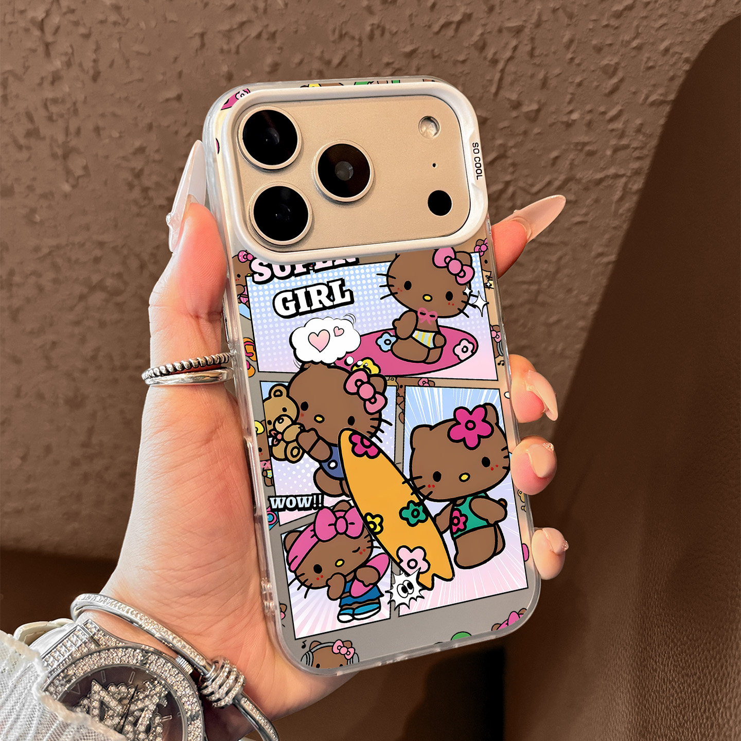 Summer Surf Hello Kitty Patter - Cute Cartoon Case incelemesi ve fiyatı