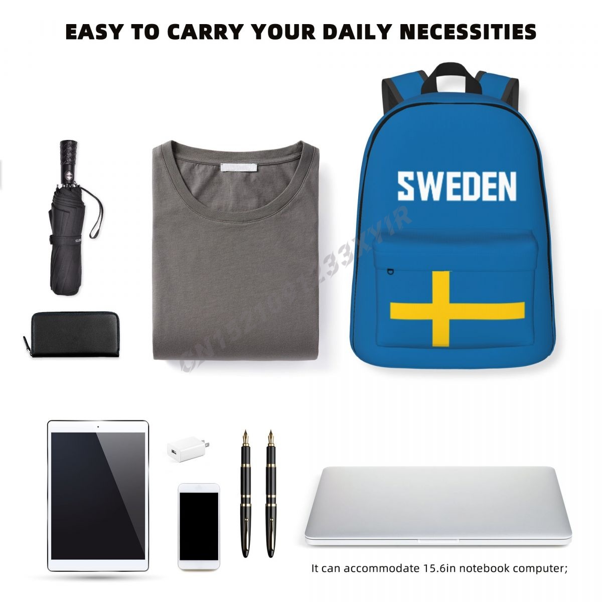 Unisex Backpack Sweden Flag Sw - Phone Cases Sweden incelemesi ve fiyatı